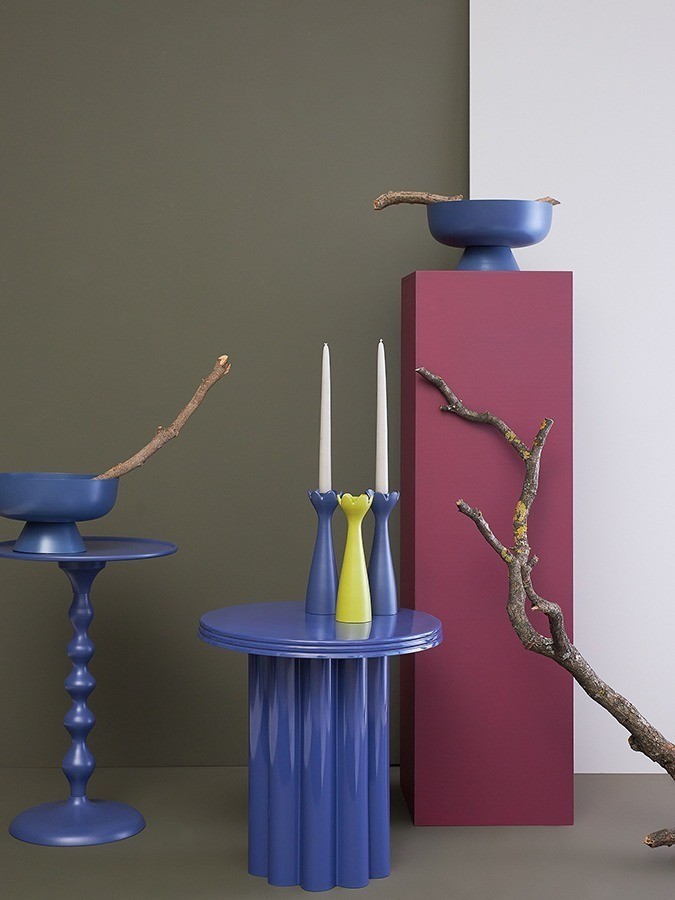 Столик приставной vivlend, D43 см, сумерки (78652)