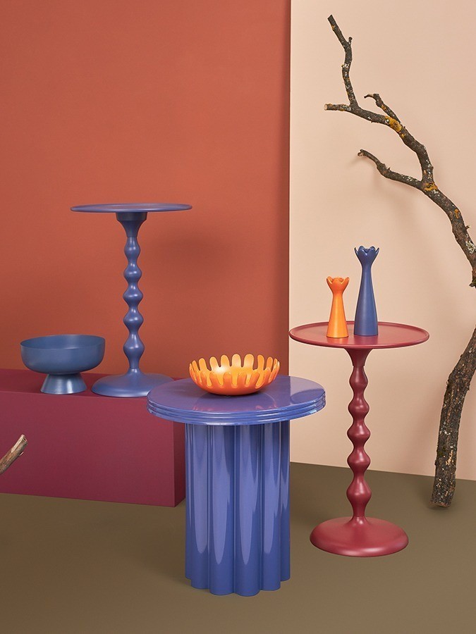 Столик приставной vivlend, D43 см, сумерки (78652)