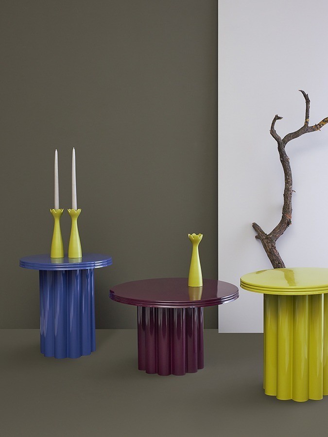 Столик приставной vivlend, D43 см, сумерки (78652)