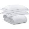 Комплект постельного белья без простыни из египетского хлопка essential, белый, двуспальный (67323)
