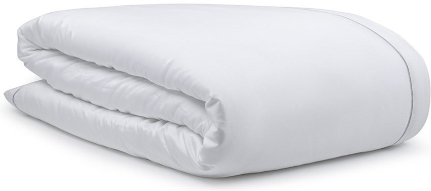 Комплект постельного белья без простыни из египетского хлопка essential, белый, двуспальный (67323)