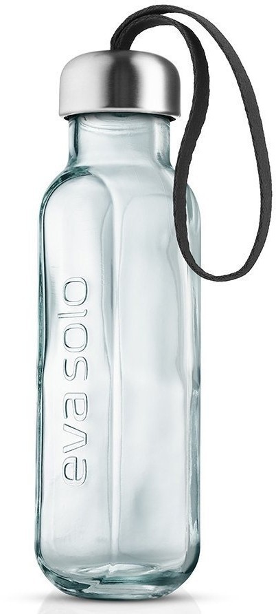 Бутылка, 500 мл, переработанное стекло, черная (72801)