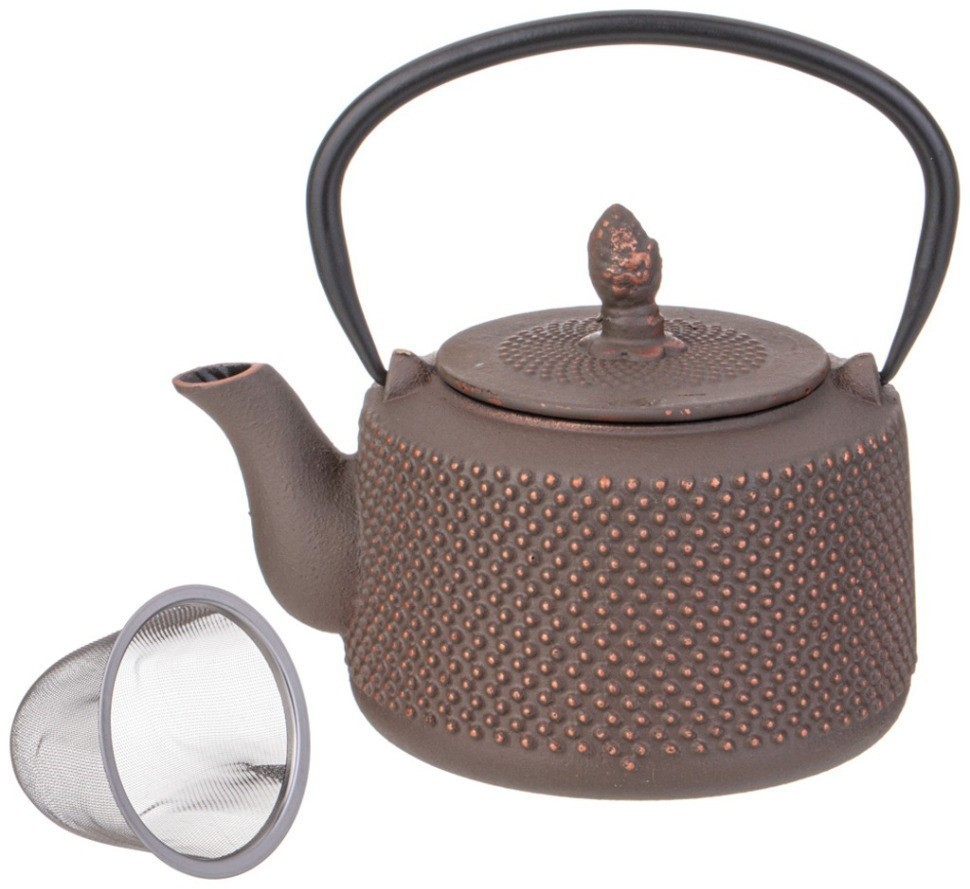 Заварочный чайник чугунный с эмалированным покрытием внутри 850 мл Lefard (734-093)