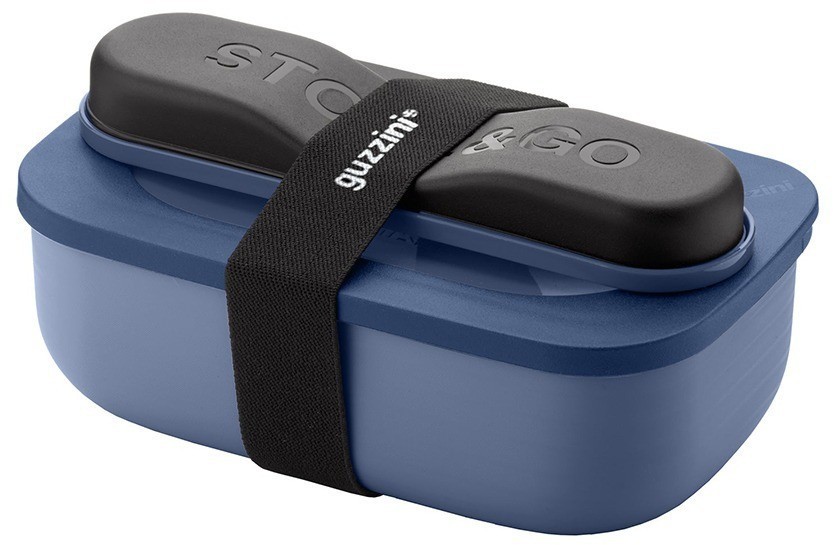 Набор из ланч-бокса и приборов store & go, синий (79091)