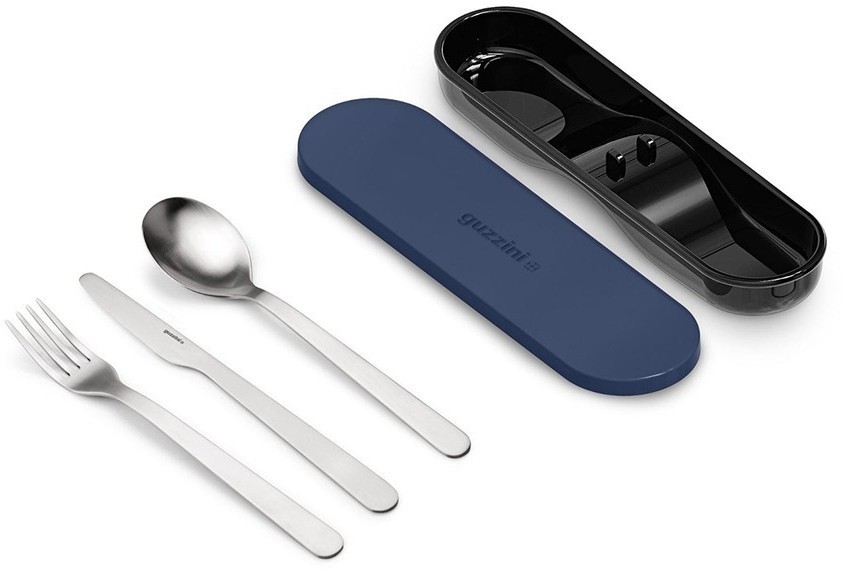 Набор из ланч-бокса и приборов store & go, синий (79091)