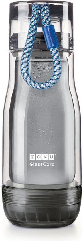 Бутылка zoku active 325 мл синяя (58220)