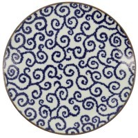 Тарелка 18905, 25 см, фарфор, blue, TOKYO DESIGN