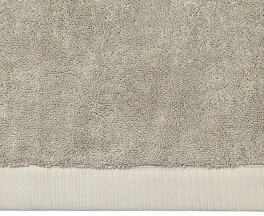 Полотенце банное бежево-серого цвета из коллекции essential, 90х150 см (79175)