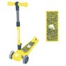 Самокат 3-колесный Wave 120/90 мм, желтый/серый (2022971)