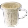 Кружка с ситечком C080-34ASA, стекло,фарфор, Sand, LOVERAMICS
