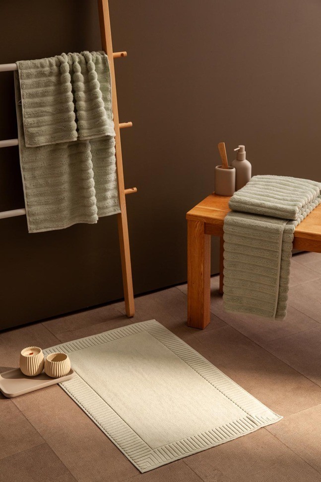 Полотенце для рук waves мятного цвета из коллекции essential, 50х90 см (79186)