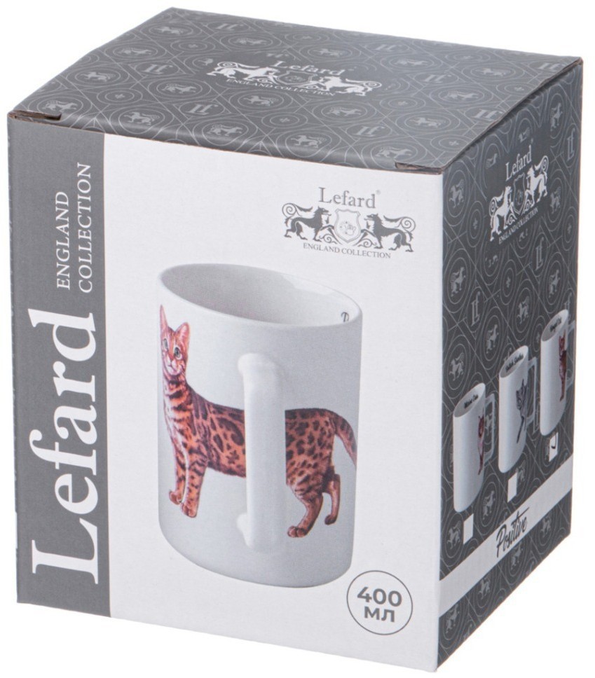Кружка lefard "bengal cat" 400мл 8*7*10.8cm (260-935)