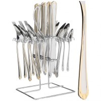 Набор столовых приборов agness на 6 персон 25 пр. на подставке (кор=6набор.) Agness (922-205)
