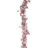 Гирлянда c ягодами 180см красная заснеженная (83012)
