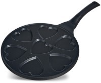 Сковорода agness &quot;сердце&quot;  для оладий с антипригар.покрытием диаметр=26.5 см. (932-032)