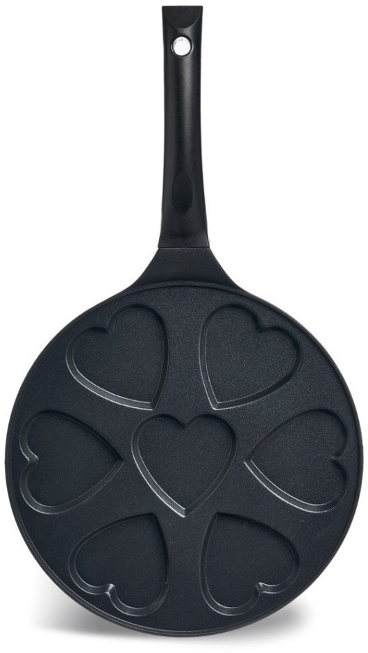Сковорода agness "сердце"  для оладий с антипригар.покрытием диаметр=26.5 см. (932-032)