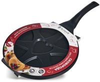 Сковорода agness &quot;сердце&quot;  для оладий с антипригар.покрытием диаметр=26.5 см. (932-032)