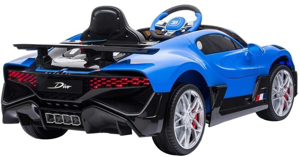 Детский электромобиль Bugatti Divo (синий, 12V) - HL338