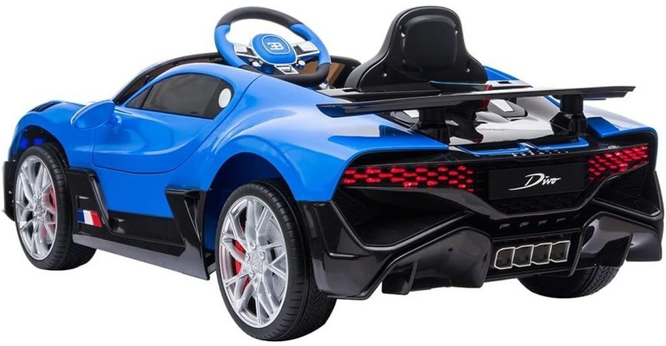 Детский электромобиль Bugatti Divo (синий, 12V) - HL338