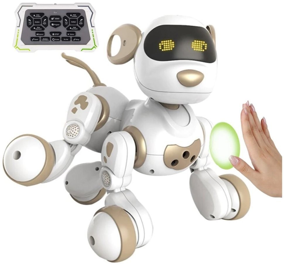 Радиоуправляемая собака-робот Smart Robot Gold Dog ''Dexterity'' (AW-18011-GOLD)