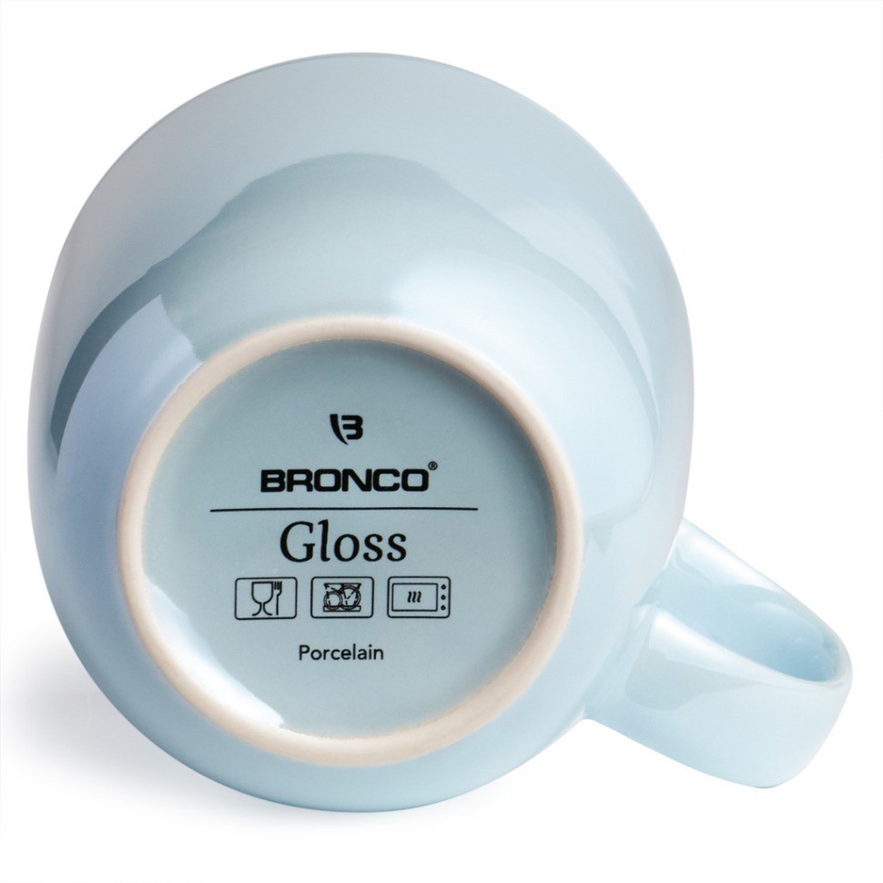Набор кружек  bronco "gloss" 2 шт. 400 мл микс (407-135-1)