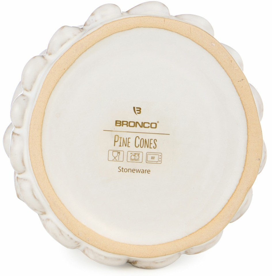 Банка для сыпучих продуктов коллекция "pine cones", 12,4*12,4*15,2 см Bronco (230-526)