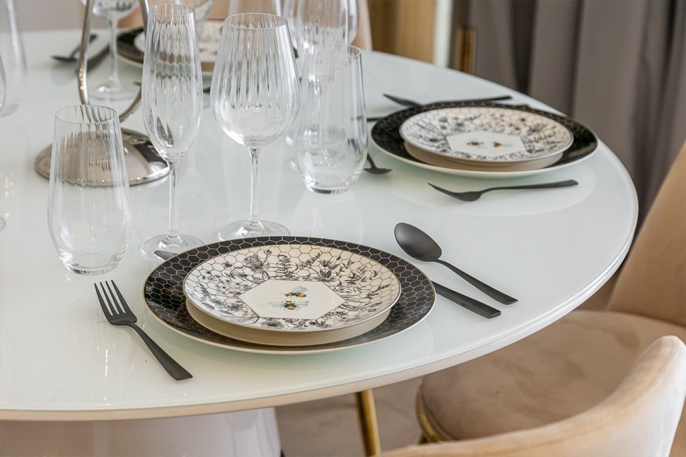 Набор тарелок закусочных "Harmony" пчёлы 2 шт, 20,5 см (TT-00008399)