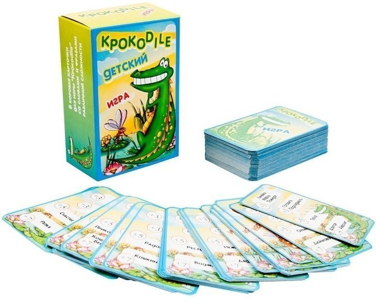 Игра "Крокодильчик" (для детей, простые слова) (31196)