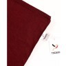 Скатерть на стол из умягченного льна с декоративной обработкой бордового цвета essential, 143х250 см (63460)