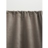 Штора из хлопкового бархата серого цвета из коллекции essential, 150х290 см (76956)