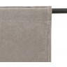 Штора из хлопкового бархата серого цвета из коллекции essential, 150х290 см (76956)