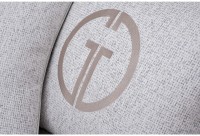 Диван Sorrento(K) 230M трехм.раск c кантом,рогожка св.беж Santo1902-SECRU+Nev83 230*101*86 (TT-00012904)