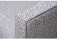 Диван Sorrento(K) 230M трехм.раск c кантом,рогожка св.беж Santo1902-SECRU+Nev83 230*101*86 (TT-00012904)