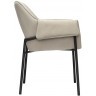Стул aline, шенилл, серо-бежевый/черный (76937)