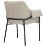 Стул aline, шенилл, серо-бежевый/черный (76937)