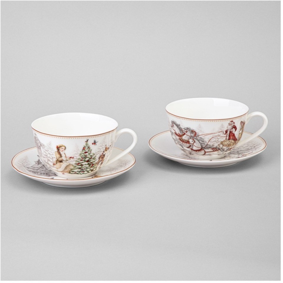 Чайный набор lefard "морозко" на 2 пер. 4 пр. 300 мл  (85-2045)