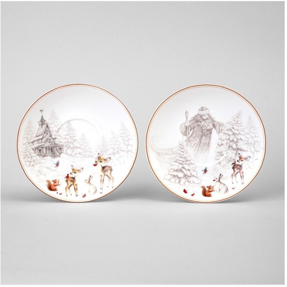 Чайный набор lefard "морозко" на 2 пер. 4 пр. 300 мл  (85-2045)