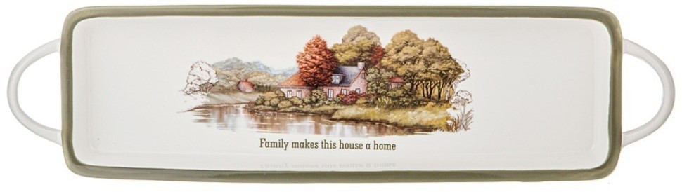 Блюдо с ручками lefard "family house" прямоуг. 42*12*3,5 см (263-1320)