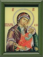 Икона Божией Матери Утоли мои печали малая с кристаллами Swarovski (1618)