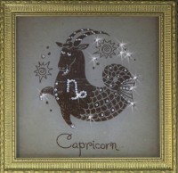 Картина Козерог малый с кристаллами Swarovski (1710)