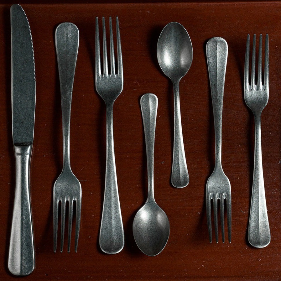 Ложка чайная 22020007, нержавеющая сталь 18/10, PVD, stone washed, PINTINOX