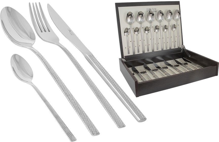 Набор столовых приборов Santril, 6 персон, 24 предмета - F-SANTR/24 Face