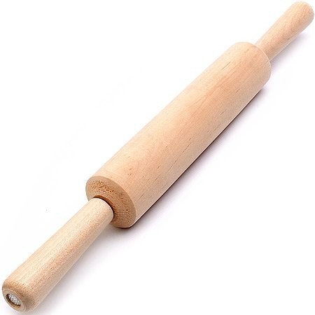 Скалка с крутящейся ручкой дерев.березаа (4116)