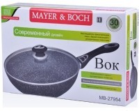 Сковорода-ВОК 30см мрам/крош АП с/кр Mayer&amp;Boch (27954)