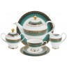 Чайный сервиз Бухара зелёный, 12 персон, 42 предмета - AL-K2425-Y6/42-MI Anna Lafarg Midori