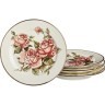 Набор тарелок из 6 шт."корейская роза" диаметр=20 см Lefard (215-062)