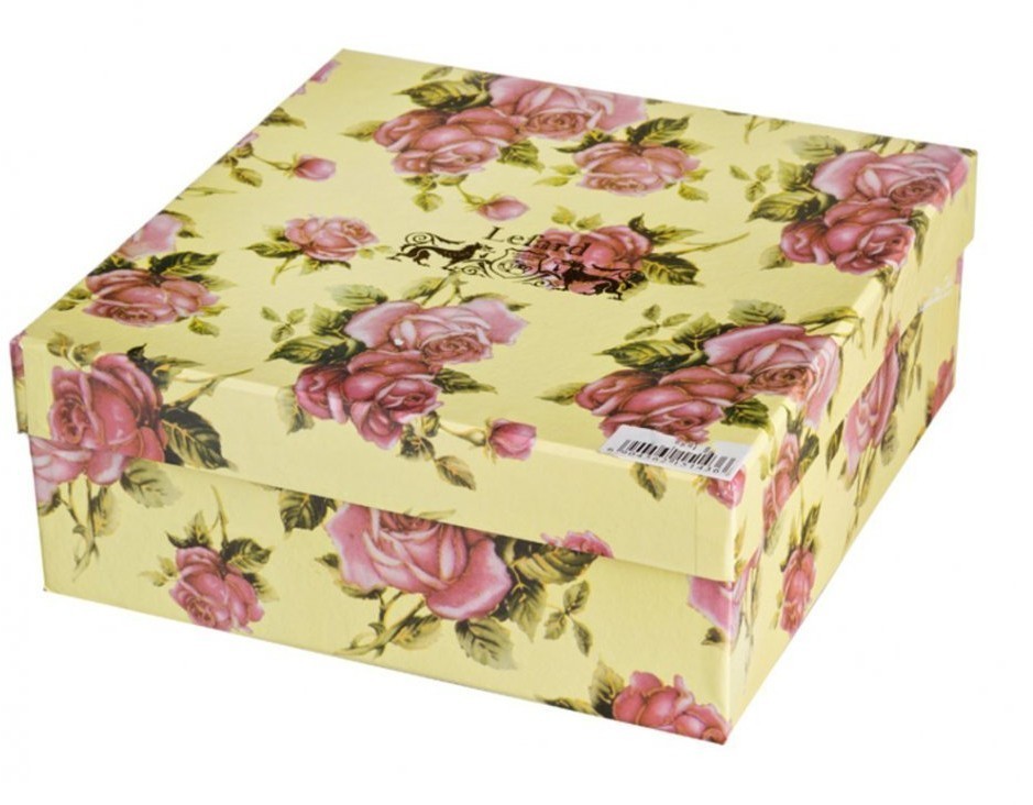 Набор тарелок из 6 шт."корейская роза" диаметр=20 см Lefard (215-062)