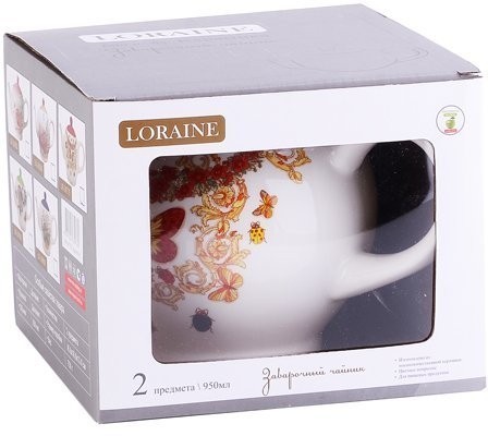 Заварочный чайник 950 мл РомантикаLR (30775)