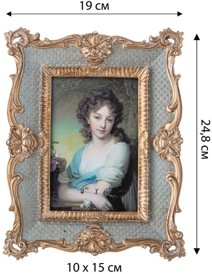 Фоторамка коллекция "рококо", 19*3,6*24,8cm Lefard (504-387)