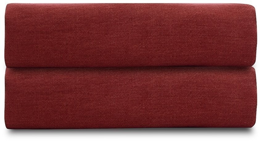 Простыня на резинке изо льна бордового цвета essential, 180х200х28 см (63427)